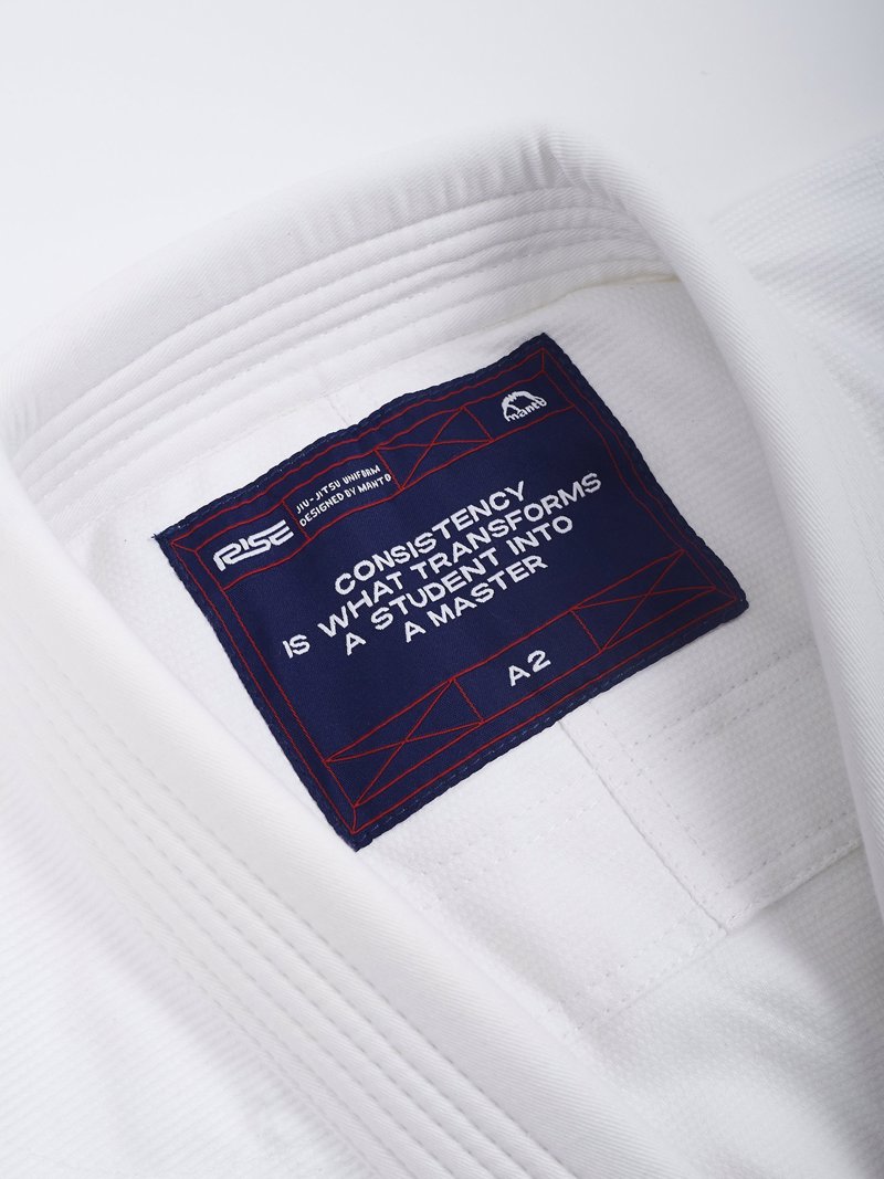 MANTO 'RISE' BJJ GI -white